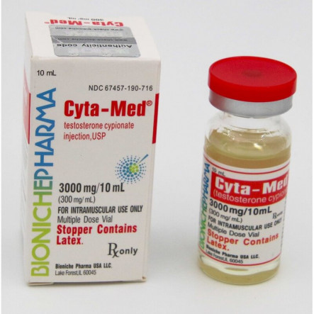 Cyta-Med (Testosterone Cypionate) Bioniche 10ml 300mg/ml